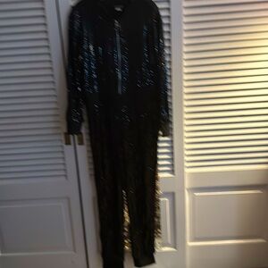 All over Sequin banded jumpsuit